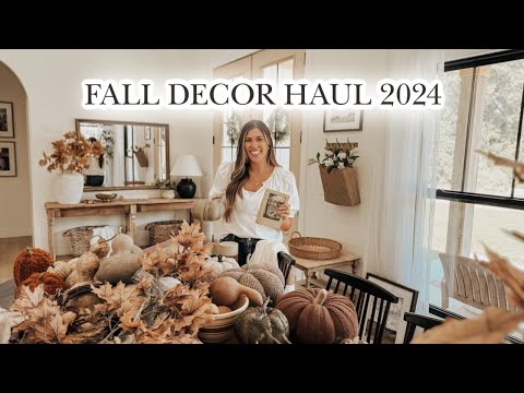 FALL DECOR HAUL 2024 | go through my fall decor with me!