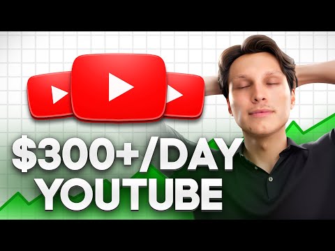 Easiest Way to Make Money Online With YouTube For Beginners ($300/Day)