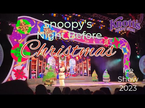 Snoopy on Ice Show At Knott's 2023 | Full Performance