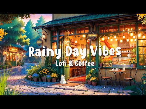 Soothing Rain Ambience ☔ Coffee Shop ☕ Lofi Music - Lofi Hip Hop [ Deep Focus study/work/relax ]