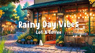 Soothing Rain Ambience ☔ Coffee Shop ☕ Lofi Music - Lofi Hip Hop [ Deep Focus study/work/relax ]