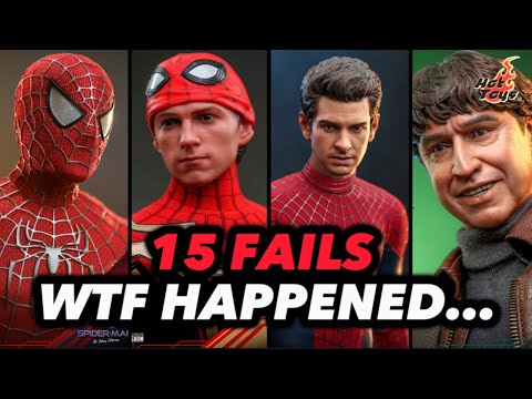 15 FAILS Hot Toys Made on The Spider-Man No Way Home 1/6 Line