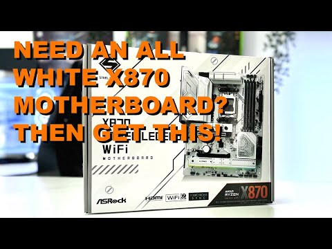 An Affordable All-White X870 Motherboard that Performs - ASRock X870 Steel Legend WiFi