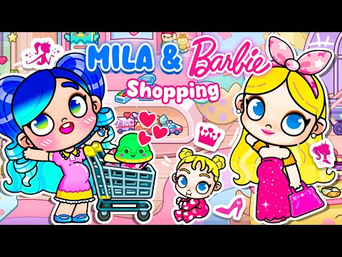 Shopping with Mila & Barbie 🛍✨ | Preparing for the Baby on the Way 👶✨ | Avatar World 🌍 | PAZU