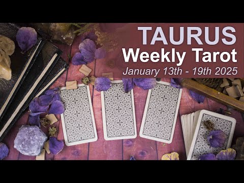 TAURUS "A KARMIC PATH" Weekly Tarot Reading - January 13th to 19th 2025 #weeklytarotreading