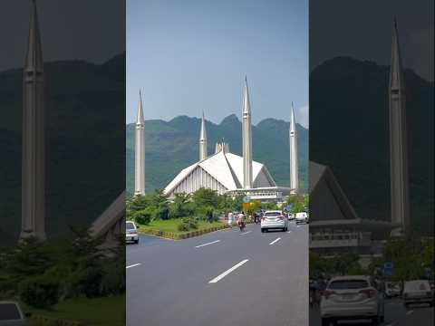 Faisal Mosque 🕌 #islamabad #faisalmasjid #youtubeshorts #love #arabic