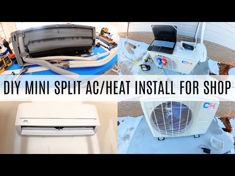 Installing a Mini Split AC/Heating System for Shop