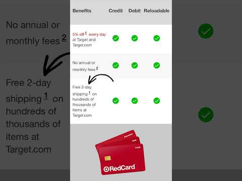 🎯Target RedCard - 5% Off at Target + $50 Bonus 🤑 RedCard Credit Card, Debit Card & Reloadable Card