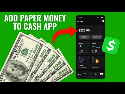 How to Add Paper Money to Cash App