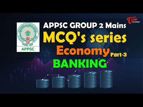 APPSC Group 2 Mains MCQ’s Series | Economy Part-3 | Banking | Tone Academy