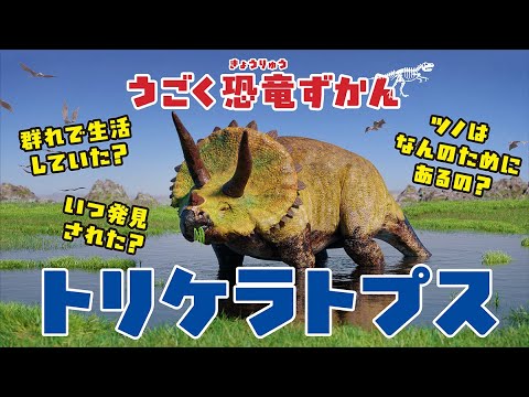 【恐竜】恐竜図鑑〜トリケラトプス〜