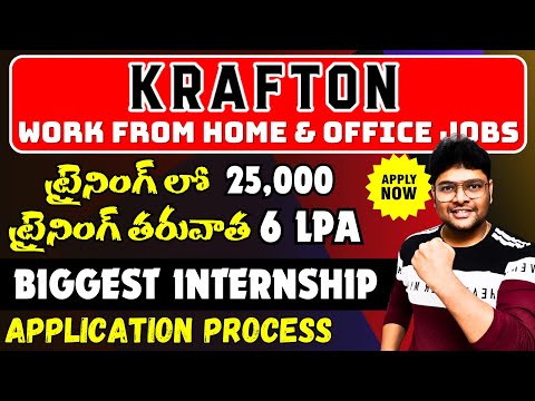 Krafton Recruitment 2024 | Any Diploma & Graduation Internship | Salary: 25k in Training