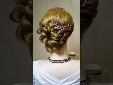 Nicee!! and beautiful hair style for girls #hairstyle