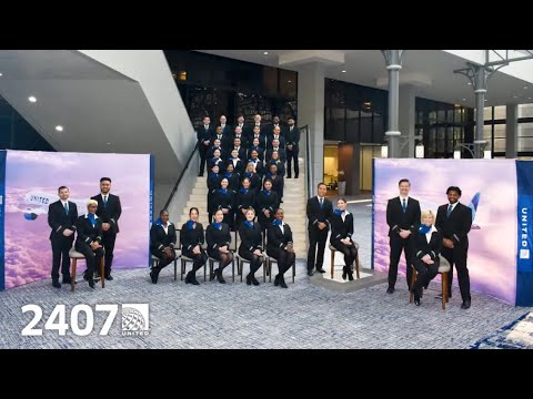 UNITED Class 2407 Flight Attendant Graduation