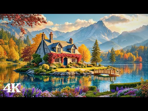 Island Cottage Ambience | Calm Your Soul Instantly with Lake, Birds, & Winds Sounds