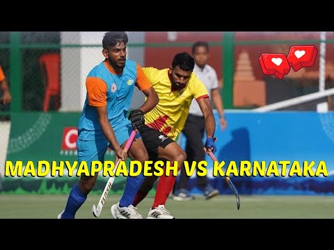 MADHYAPRADESH VS KARNATAKA HOCKEY HIGHLIGHTS MATCH 38th National Games Uttarakhand 2025