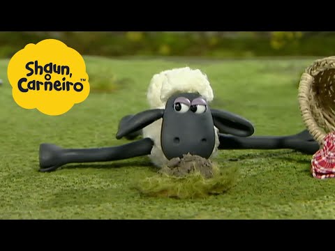 🐑Shaun, o Carneiro [Shaun the Sheep] Shaun caiu 🐑 Hora Especial🐑| Cartoons Para Crianças