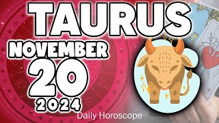 𝐓𝐚𝐮𝐫𝐮𝐬 ♉ 🔴 AN IMPORTANT CALL😨 📞 Horoscope for today NOVEMBER 20 2024🔮 #horoscope #new #tarot #zodiac