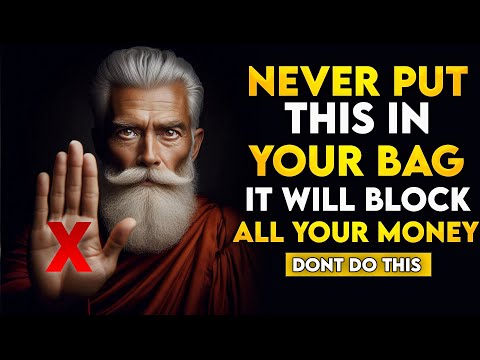 CAREFUL! ⚠️DON'T LEAVE THIS IN YOUR BAG IT BLOCKS MONEY AND ABUNDANCE | Buddhist Teachings