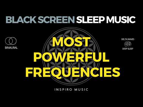 SLEEP MUSIC · BLACK SCREEN | Best healing DELTA frequencies | Full Body Healing