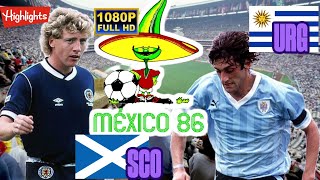 SCOTLAND vs URUGUAY 0-0 / WORLD CUP MEXICO 1986 / FULL HD 1080p