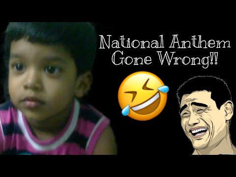 Singing Indian National Anthem (Gone Wrong) | Wait for the End😂