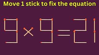 Can you Solve? (Matchstick Puzzle)