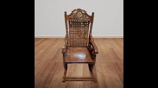 Enchanting Elegance: Sheesham Wooden Rocking Chair, affordable price, premium quality