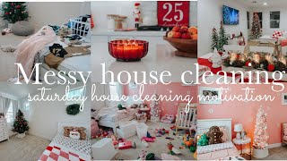 NEW ✨ MESSY HOUSE CLEANING MOTIVATION || SATURDAY MORNING CLEANING MOTIVATION || CLEAN WITH ME