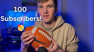 I hit 100 subscribers! 🎉 (ASMR)