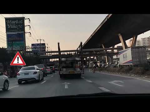 Driving in Thailand is not easy