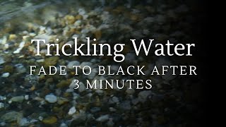 Fade to Black Screen - 10 Hours of Gentle Water Sounds for Sleep and Study