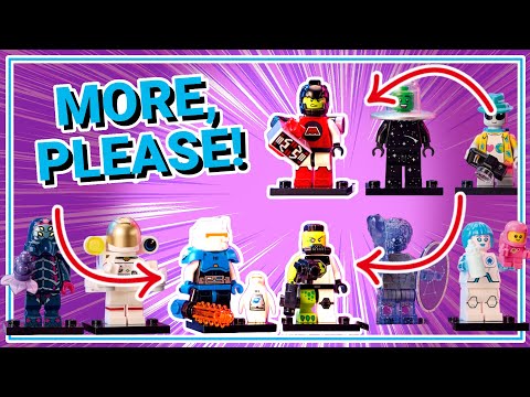 LEGO Space Collectible Minifigures need more nostalgia