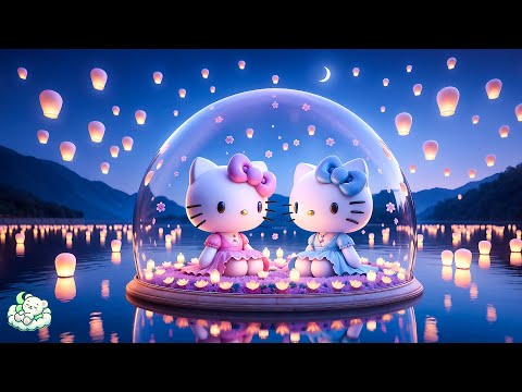 Calming Piano Melodies to Help You Sleep Well Tonight🌙Sleep Instantly With Hello Kitty