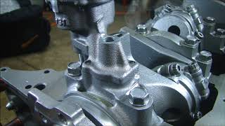 Engine Building Part 4 - Installing the Oil Pump and Setting the Pickup Depth Small Block Chevy 350