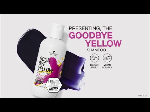 Replenish yellow undertones in just 10 minutes | Goodbye Yellow Shampoo