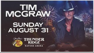 Tim McGraw to perform at Thunder Ridge this summer