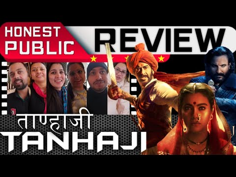 TANHAJI (2020) Public Review Hindi Movie | Ajay Devgn, Kajol, Saif Ali Khan & Sharad Kelkar