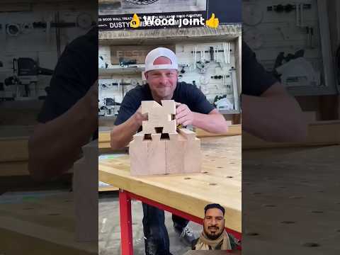 Four way dovetail joint #ad #woodworking #woodwork #wood #maker #bois #tools #holz #joinery #madera