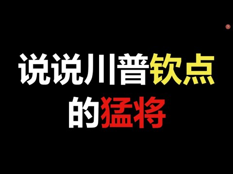 2024美国总统大选，说说川普总统身边的猛将们