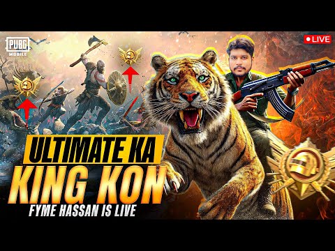 Rank Push In Ultimate Royale🔪l Ultimate ka King Kon ?✨ l Update 3.5 l PUBG MOBILE l FYME HASSAN