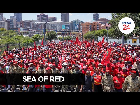 WATCH | EFF members march to the Constitutional Court for Phala Phala matter