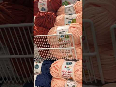 New yarn at Joann #shoppinghaul #joannfabric #crochett