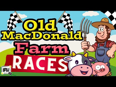 Old MacDonald Animal Races 🐷🐮🏃🏁 | Kids Brain Break