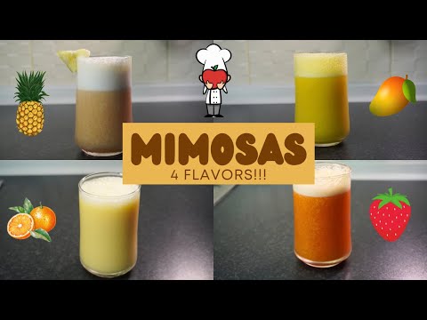 How To Make Mimosas, 4 Easy Brunch Mimosa And Mocktail Recipes