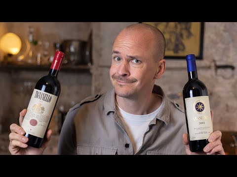 SUPER Supertuscan Tasting - Opening Sassicaia, Tignanello and Lucente