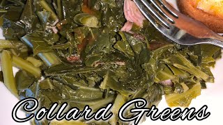 Collard Greens w Smoked Turkey Tails | How To Make Collard Greens | Southern Style Collard Greens