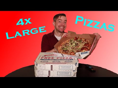 Giant Takeout Pizza Challenge!