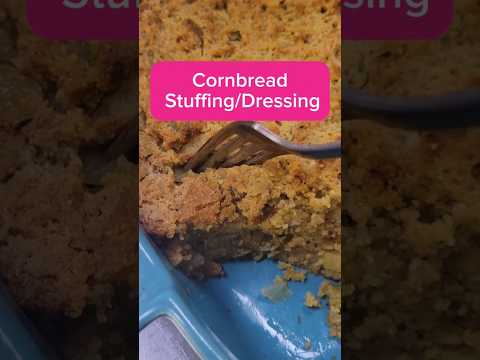 Cornbread Stuffing #cornbreaddressing #thanksgivingsides #stuffing #thanksgivingrecipes #easyrecipes