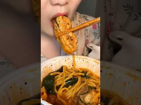 ASMR eating spicy food 🥵🔥#asmr#asmrsounds#asmrfood#shorts#short#food#foodie#viral